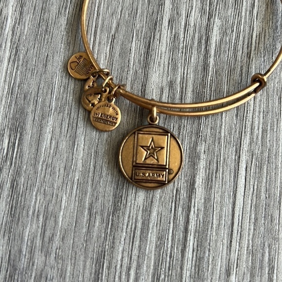 Alex and Ani Army Bangle Gold 2013 - Picture 2 of 7